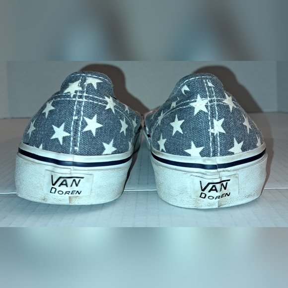 Vans Van Doren Flag Shoes Sneakers Unisex Mens Sz 7.5 Womens Sz 9 USA America - Picture 6 of 9